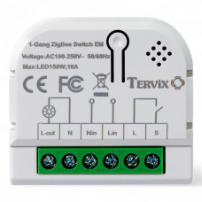 432121 Розумний вимикач Tervix Pro Line ZigBee Switch (1 клавіша / розетка)