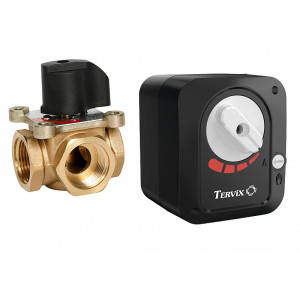 Комплект клапану TOR, DN50, Rp 2" та електричного приводу AZOG, 3 точки, 220В АС, Tervix 312163
