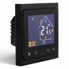 Термостат з ZigBee управлінням Tervix Pro Line для газового/електричного котла, чорний