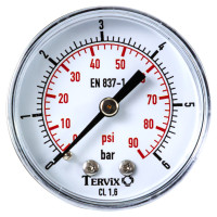 355512 манометр Tervix Pro Line 50 0-6 бар 1/4