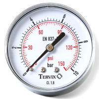 355611 манометр Tervix Pro Line 63 0-4 бар 1/4