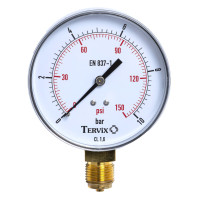 355313 манометр Tervix Pro Line 80 0-10 бар 1/2