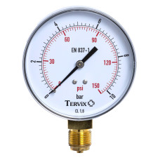 355313 манометр Tervix Pro Line 80 0-10 бар 1/2