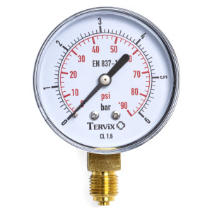 355412 манометр Tervix Pro Line 100 0-6 бар 1/2