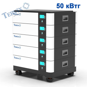 621141 Акумуляторна батарея LiFePO4, 51,2В 200 Аг Tervix Pro Line