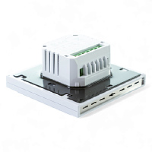 114351 Кімнатний сенсорний термостат з WiFi управлінням Tervix Pro Line WiFi TouchScren Thermostat (котел), біла рамка