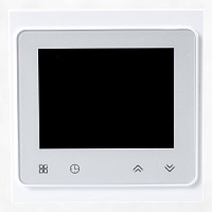 114351 Кімнатний сенсорний термостат з WiFi управлінням Tervix Pro Line WiFi TouchScren Thermostat (котел), біла рамка