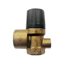 Предохранительный клапан DUCO 2,5 бар 1/2"х3/4" соединение к манометру 1/4" 25200
