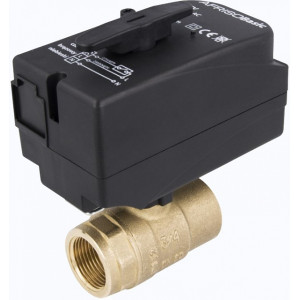9021200 2х ходовий кульовий клапан н/з, DN20, Rp3/4", kvs45 з приводом BEV 230 B