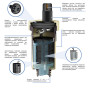 Автоматический воздухоотводчик PrimoVent G3/8" с Aquastop латунь 7771010