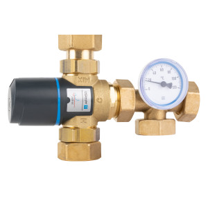 Смесительный модуль Afriso BTU 501 для теплого пола с клапаном АТМ, насос Grundfos UPM3 Auto 9050110
