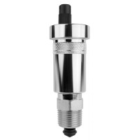 Автоматический воздухоотводчик PrimoVent G3/8" с Aquastop и отсечным клапаном 1/2" никелированный 7773561