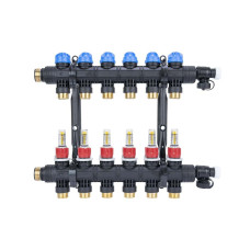 Колектор Afriso ProCalida EF1 K 6 контурів, G1", 0,2-1,6 л/хв 81266