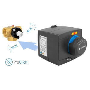 Комплект 3-ход клапан ARV387 Vario ProClick DN50 Rp 2"Kvs 17-50 + Привод ARM 343 ProClick 1338754