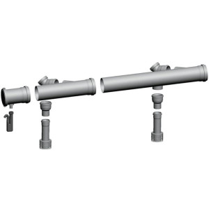 Комплект димоходу 110 / 160 для каскаду з 2-х Wolf  CGB - 50   2651 308