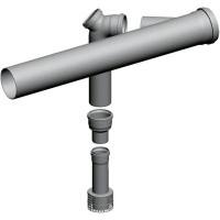Комплект розширення каскадного димоходу для Wolf  CGB - 50   2651 309
