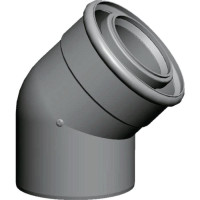 Комплект колін Wolf  80/125 45° (2 шт)   2651 472