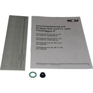 Комплект переходу на скраплений газ для  Wolf  CGB-50   8611 278