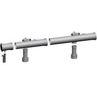 Комплект димоходу 110 / 160 для каскаду з 2-х Wolf  CGB - 75, 100   2651 310