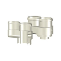 Адаптер моноблочный конденсационный d 60/100 х 80/80 KP 2230 6 0100
