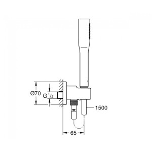 Душовий набір Euphoria Cosmopolitan Stick (26404000), Grohe