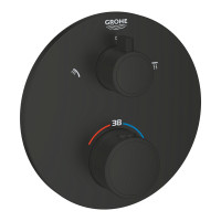 Змішувач для душу Grohtherm 1022082430 Black matt Grohe