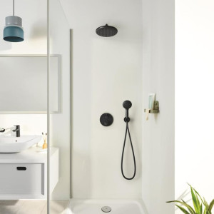 Змішувач для душу Grohtherm 1022082430 Black matt Grohe