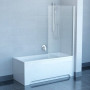 Шторка для ванни нерухома одноелементна PVS1-80 Transparent (79840C00Z1), RAVAK