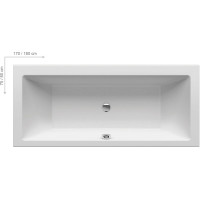 Ванна прямокутна FORMY 01 Slim 170x75 RAVAK