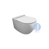 Унітаз підвісний Vignoni Rimless VI 18 F85 (VI18WM-F85) White matt, SIMAS