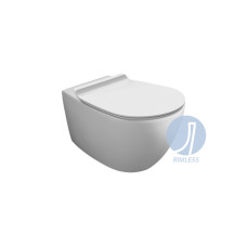 Унітаз підвісний Vignoni Rimless VI 18 F85 (VI18WM-F85) White matt, SIMAS