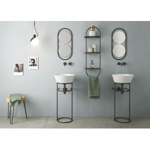 Умивальник WA 01 Wave (WA01WM) White matt, SIMAS