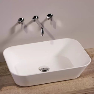 Умивальник WA 04 Wave (WA04WM) White matt, SIMAS