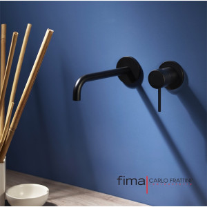 Змішувач для умивальника Spillo Up Black matt (F3051NLX9NS), Fima