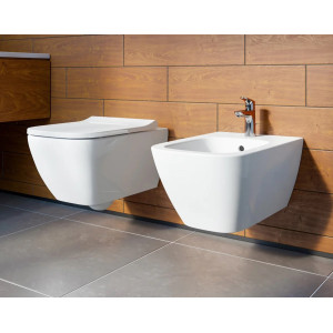 Унітаз підвісний з кришкою Smyle Square Rimfree 500.683.00.2 Geberit