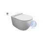 Унітаз підвісний Vignoni Rimless VI18 з кришкою soft-close Cemento matt VI18-F85-VI004СM SIMAS