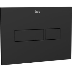Комплект Інсталяція Duplo Nova WC з кнопкою Duplo Nova Black matt + Унітаз Alegra Rimless з кришкою Roca