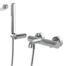 Змішувач для ванни Snap Brushed nickel F3114SN Fima