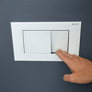 Кнопка зливу Sigma 40 Square 115.629.SI.1 Білий Geberit