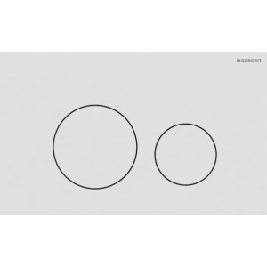 Кнопка зливу Sigma 40 Round 115.628.JT.1 білий matt Geberit
