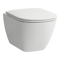 Унітаз підвісний LUA Rimless Silent Flush 52 см з кришкою soft-close H8660820000001 LAUFEN