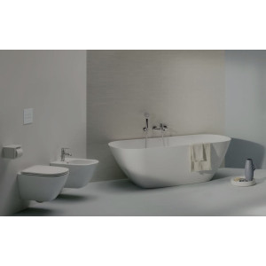 Унітаз підвісний LUA Rimless Silent Flush 52 см з кришкою soft-close H8660820000001 LAUFEN