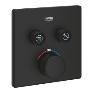 Змішувач для душу Grohtherm SmartControl 102166KF0 Black Grohe