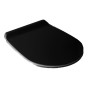 Кришка для унітаза Vignoni soft-close (VI004) Black matt, SIMAS