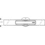 Решітка для душового каналу CleanLine 30 154.501.KS.1 Geberit