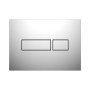 Комплект Інсталяція Duplo Nova WC з кнопкою Duplo Nova Chrome + Унітаз Alegra Rimless з кришкою Roca