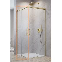 Душова кабіна (половина) Idea 6 Brushed Gold KDD 90 ліва RADAWAY