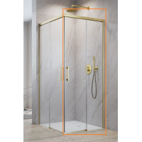 Душова кабіна (половина) Idea 6 Brushed Gold KDD 90 права RADAWAY