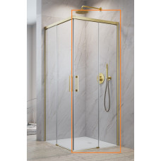 Душова кабіна (половина) Idea 6 Brushed Gold KDD 90 права RADAWAY