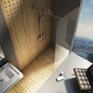 Душова кабіна Walk-In Wall Set Полірований алюмінь 120 Transparent Ravak